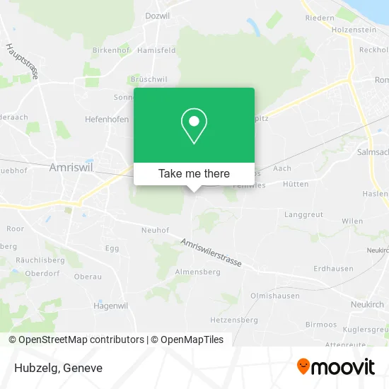 Hubzelg map