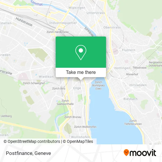 Postfinance map