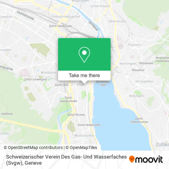Schweizerischer Verein Des Gas- Und Wasserfaches (Svgw) map