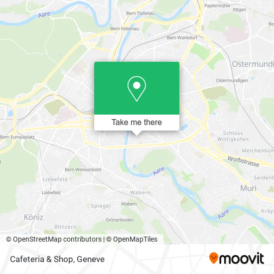 Cafeteria & Shop map