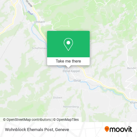 Wohnblock Ehemals Post map