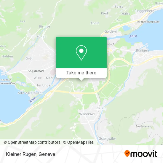 Kleiner Rugen map