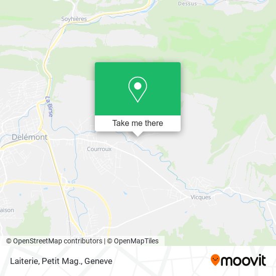 Laiterie, Petit Mag. map