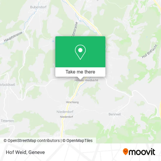 Hof Weid map