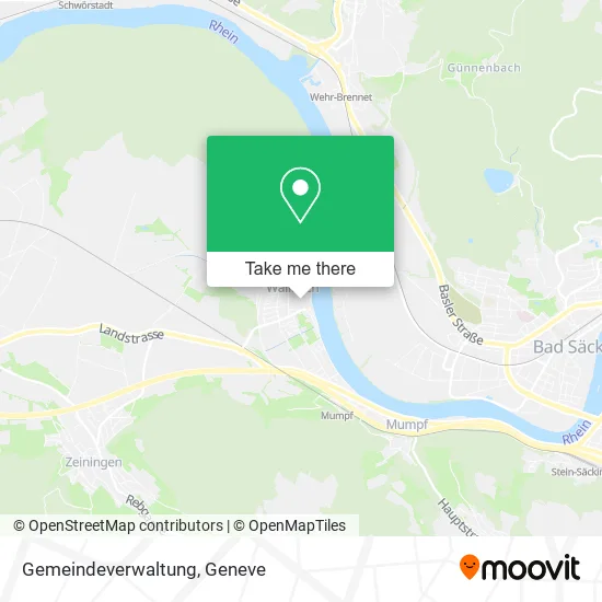 Gemeindeverwaltung map