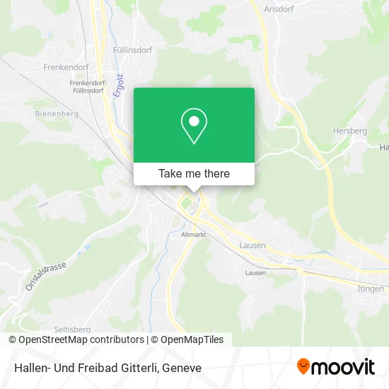 Hallen- Und Freibad Gitterli map