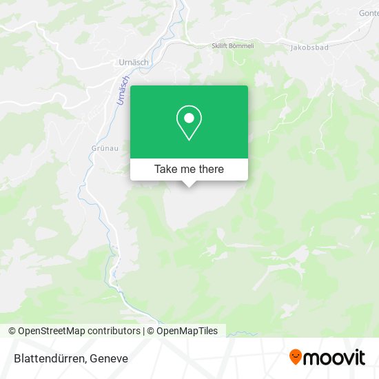 Blattendürren map