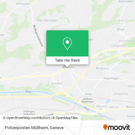 Polizeiposten Müllheim map