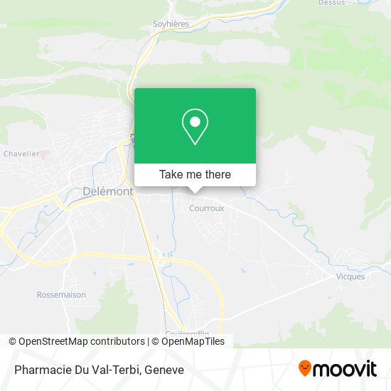 Pharmacie Du Val-Terbi map