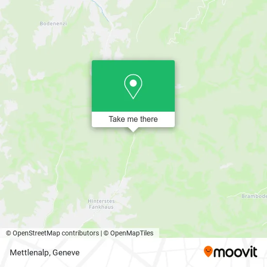 Mettlenalp map