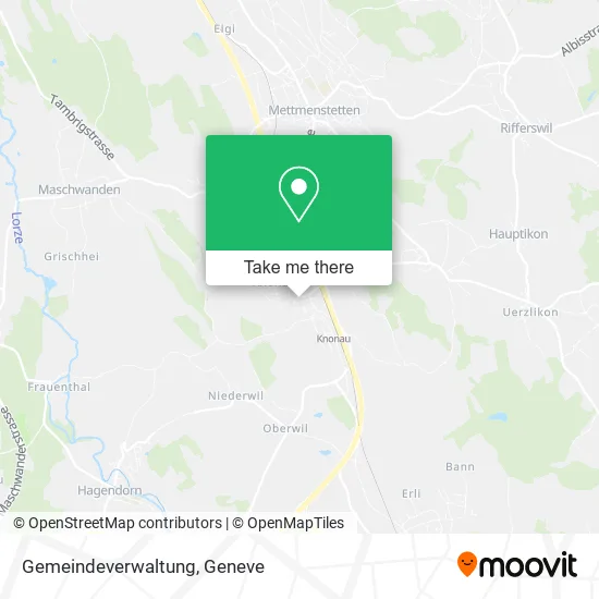 Gemeindeverwaltung map