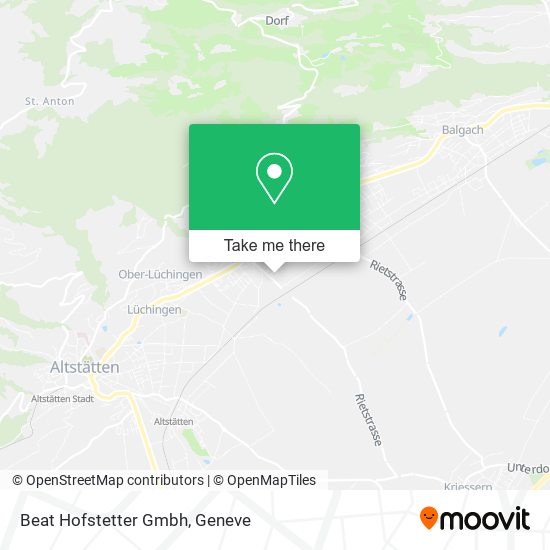 Beat Hofstetter Gmbh map