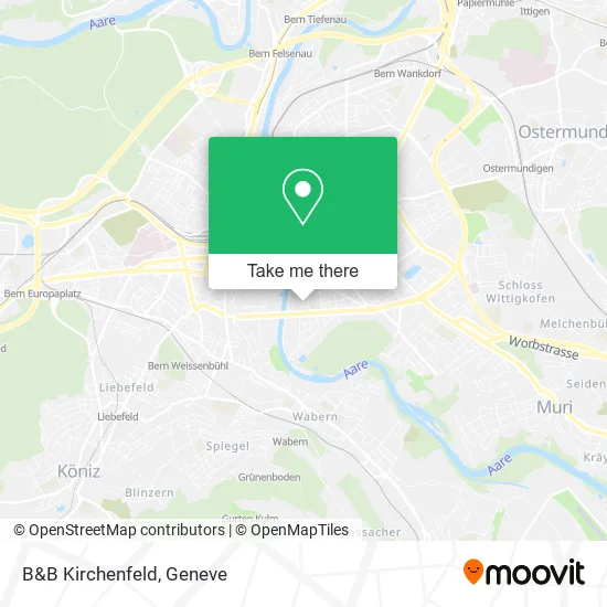 B&B Kirchenfeld map