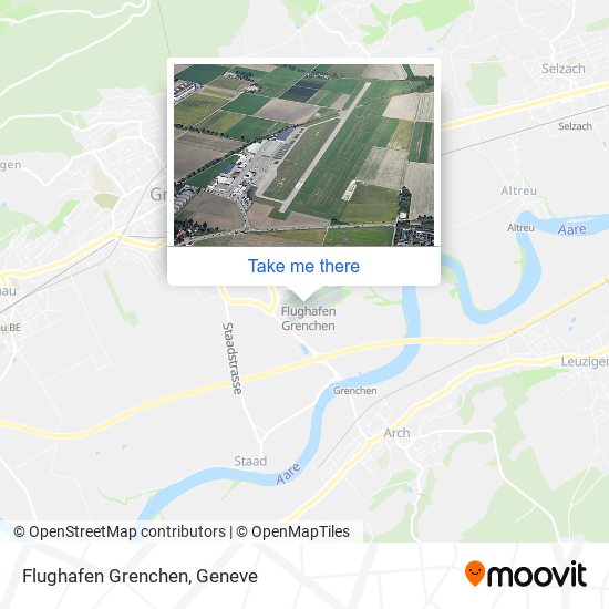 Flughafen Grenchen map