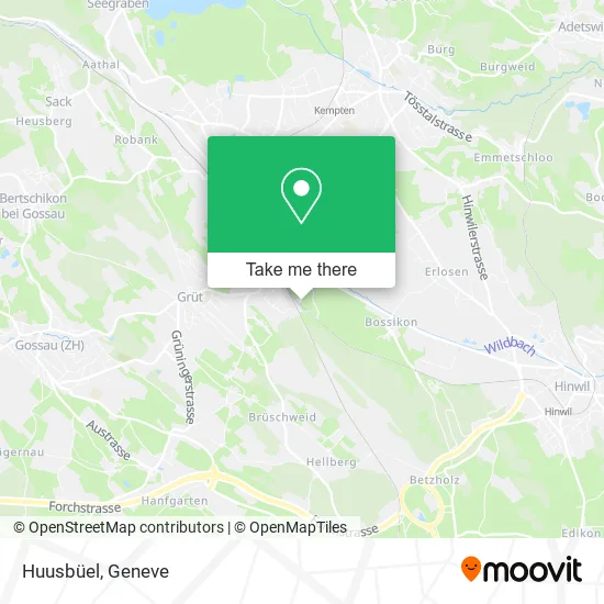 Huusbüel map