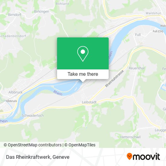 Das Rheinkraftwerk map
