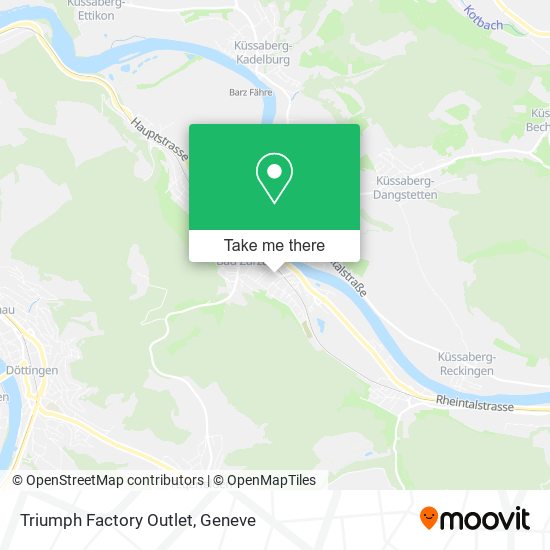 Triumph Factory Outlet map