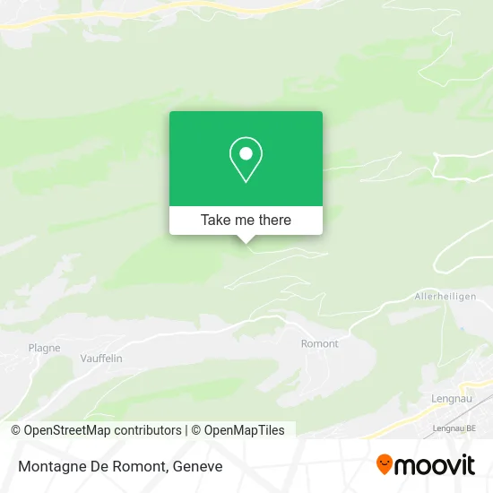 Montagne De Romont map
