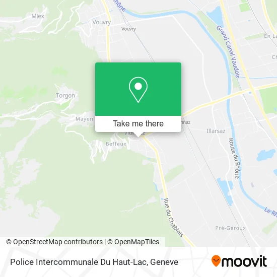Police Intercommunale Du Haut-Lac map