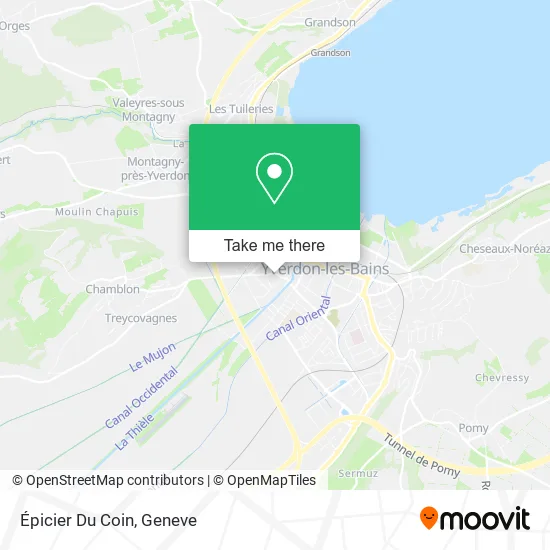 Épicier Du Coin map