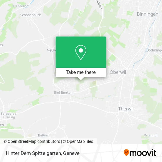 Hinter Dem Spittelgarten map