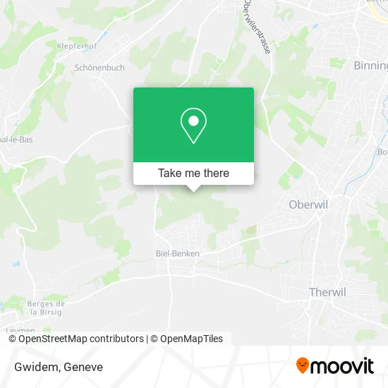 Gwidem map
