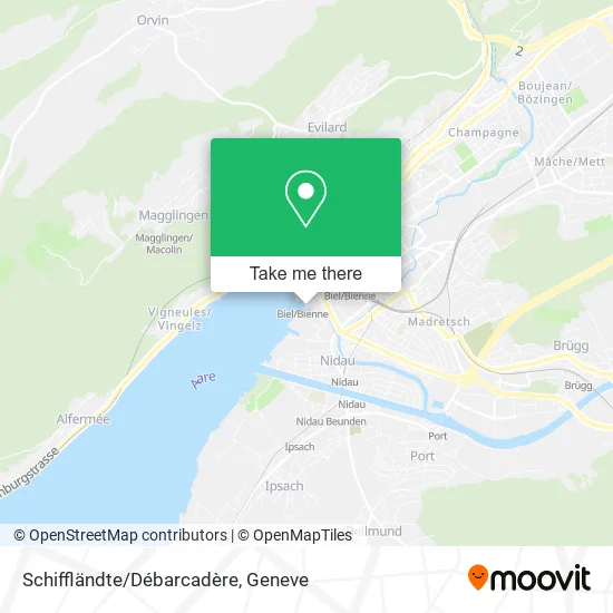 Schiffländte/Débarcadère map