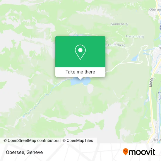 Obersee map