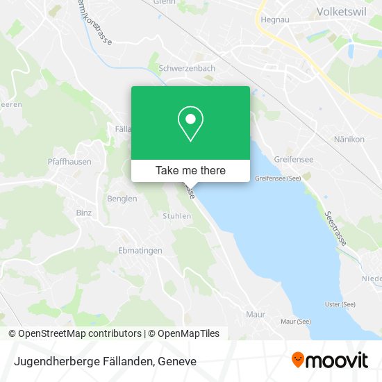 Jugendherberge Fällanden map