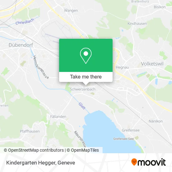 Kindergarten Hegger map