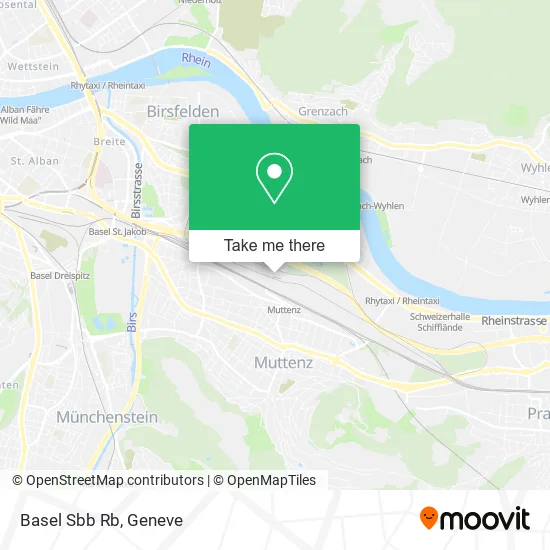 Basel Sbb Rb map