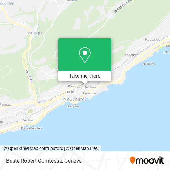Buste Robert Comtesse map