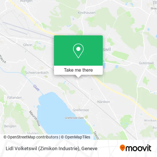 Lidl Volketswil (Zimikon Industrie) map