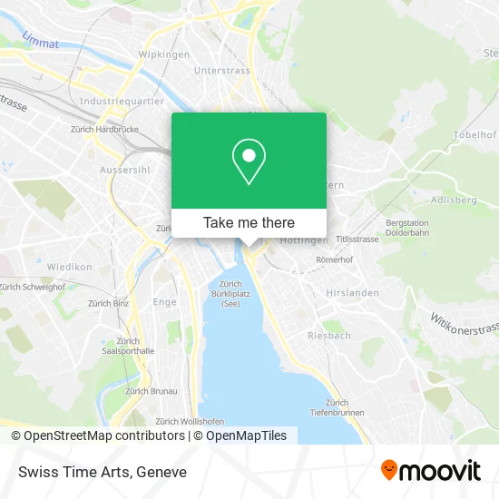 Swiss Time Arts map