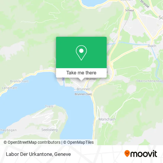 Labor Der Urkantone map