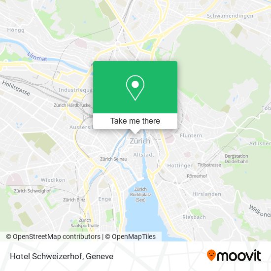 Hotel Schweizerhof map