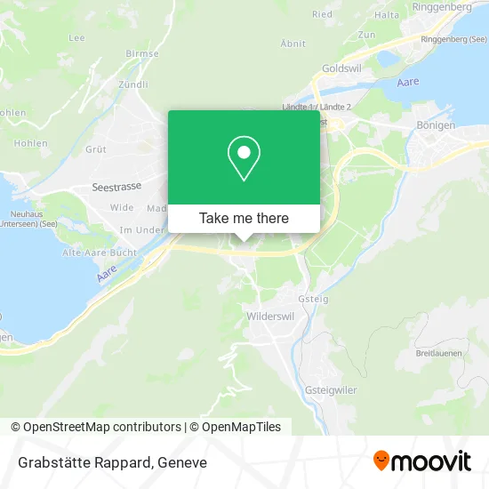 Grabstätte Rappard map