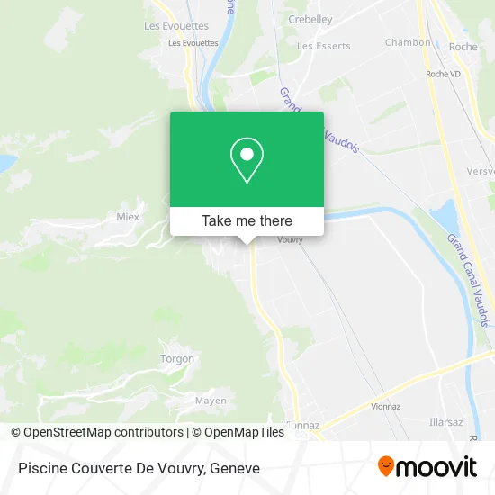 Piscine Couverte De Vouvry map