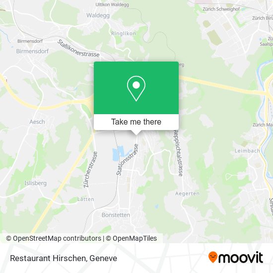 Restaurant Hirschen map