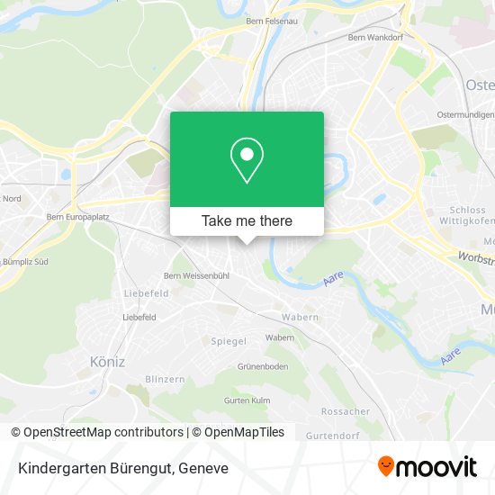 Kindergarten Bürengut map