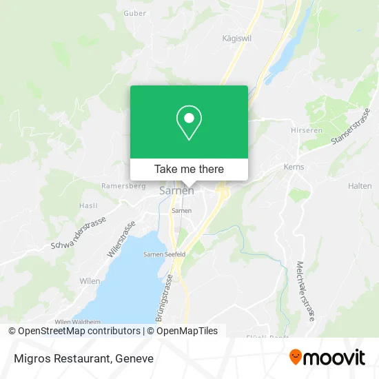 Migros Restaurant map