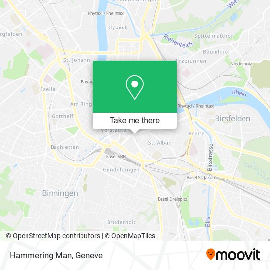 Hammering Man map