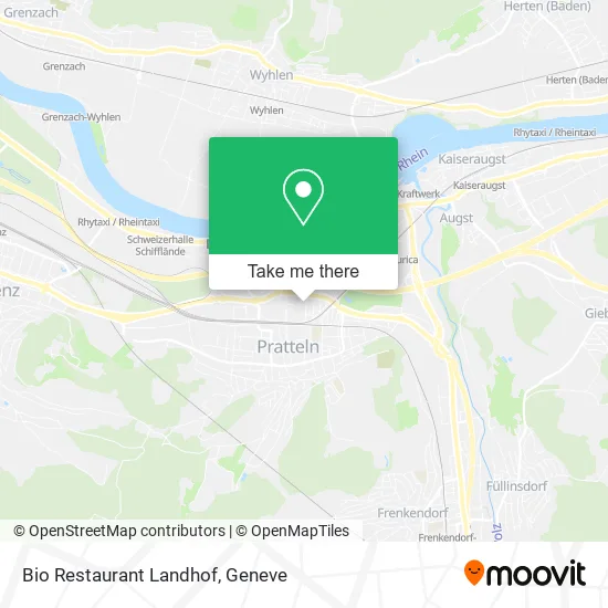 Bio Restaurant Landhof map