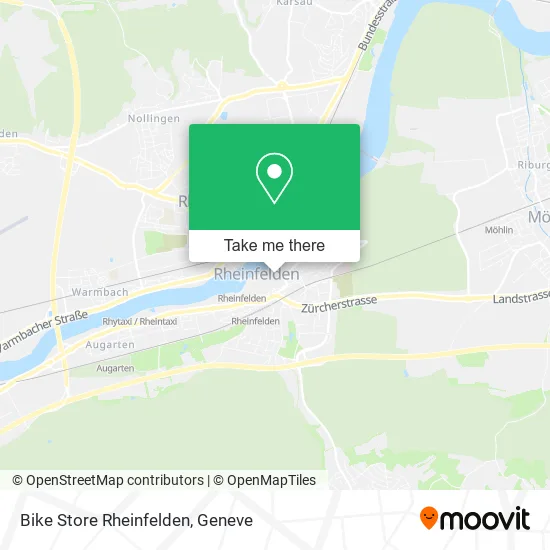 Bike Store Rheinfelden map