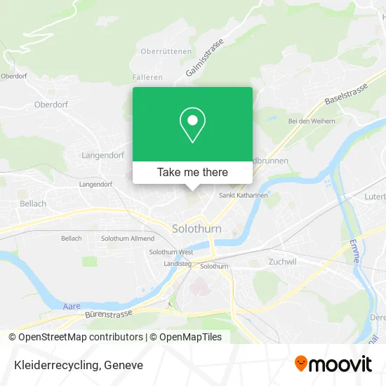 Kleiderrecycling map