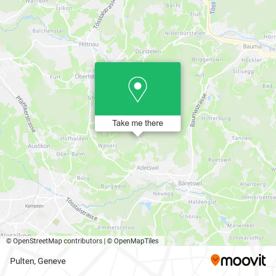 Pulten map