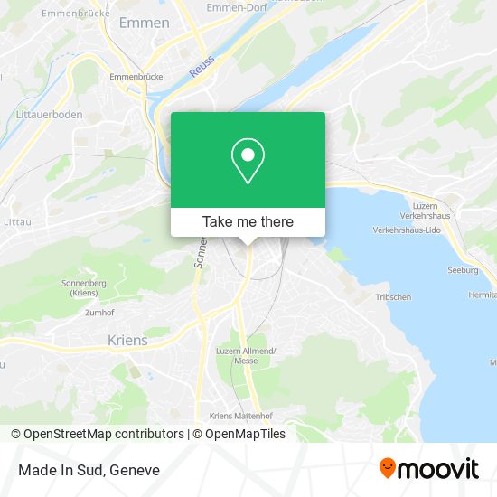 Made In Sud map