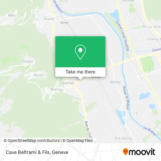 Cave Beltrami & Fils map