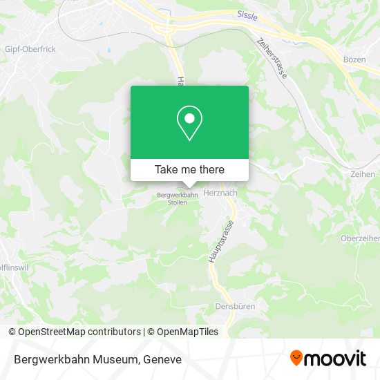 Bergwerkbahn Museum map