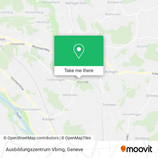 Ausbildungszentrum Vbmg map